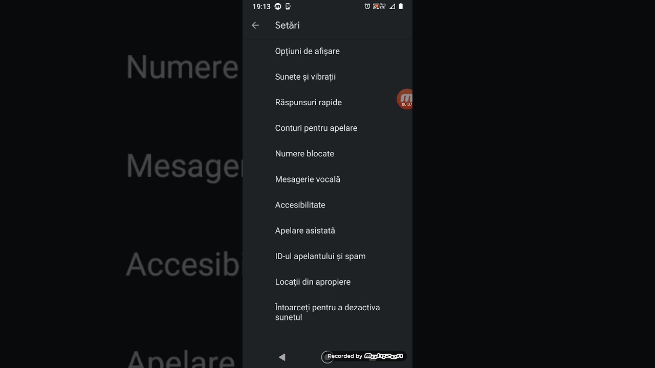 Cum facem setările în telefon să vedem numărul numele id aplelantului...