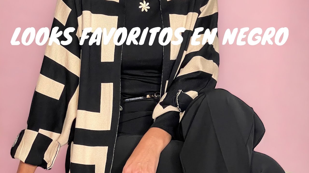 LOS LOOKS FAVORITOS EN NEGRO