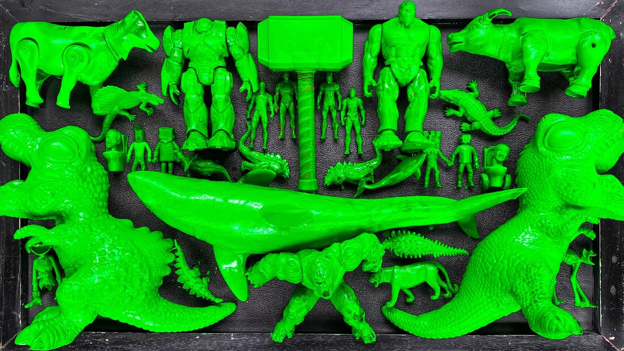 Dinosaurus Jurassic World Dominion: T-rex/ Brachiosaurus/ Skibidi/ Spider-Man/ KingKong/ Godzilla