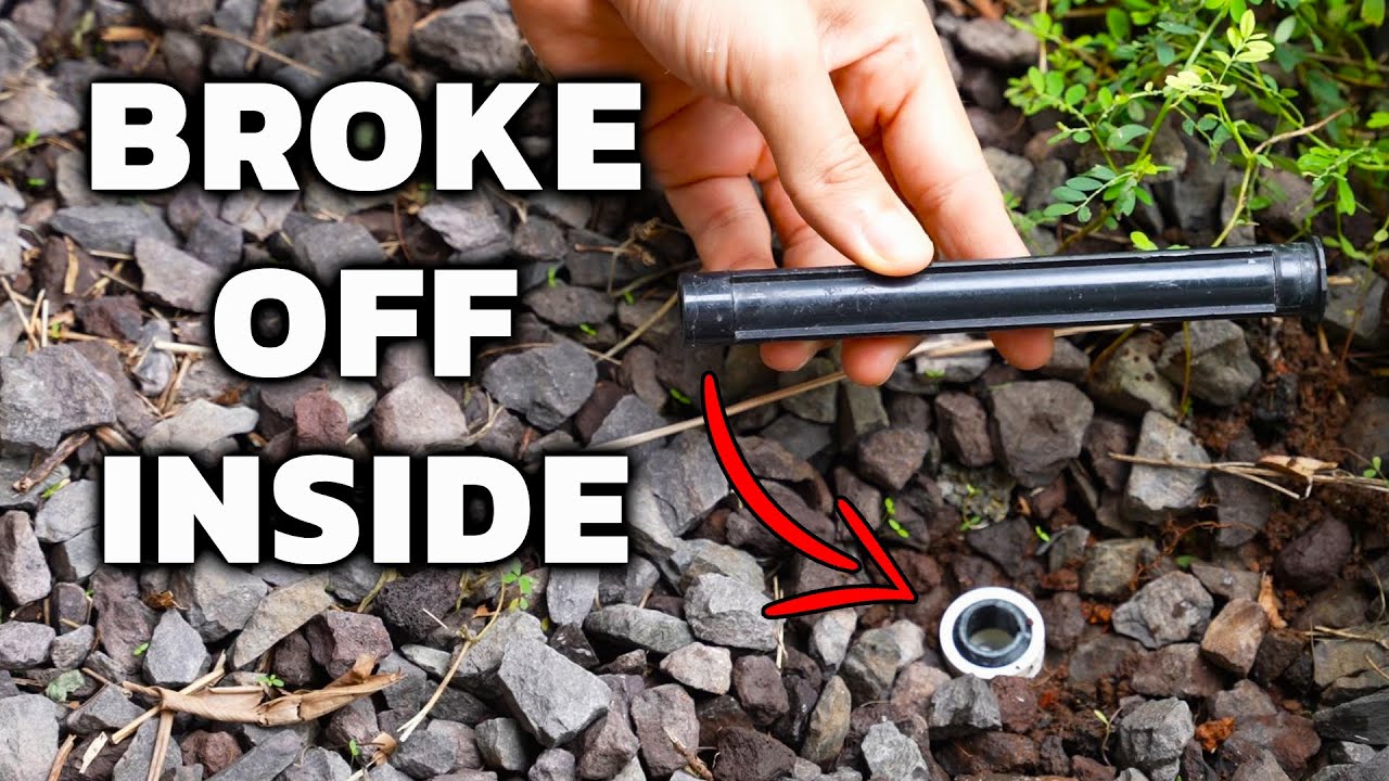 BEST and EASY Method to Take Out Broken Sprinkler