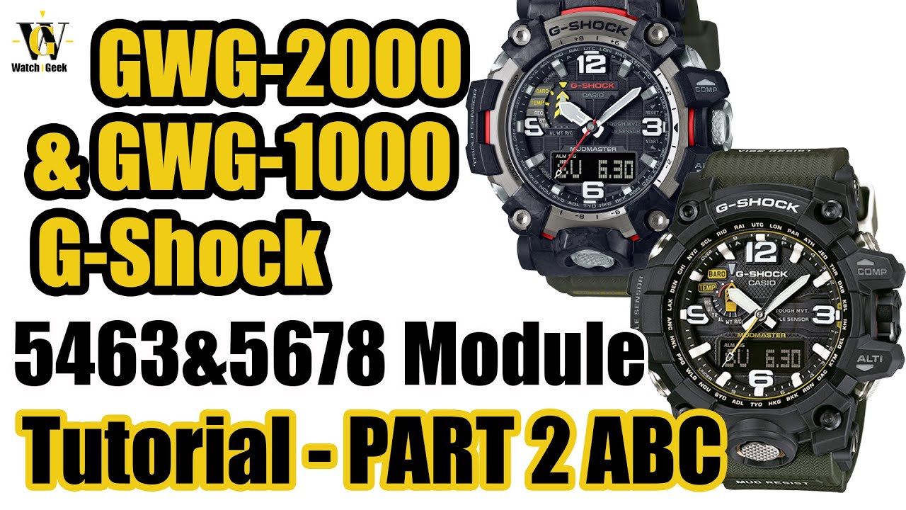 GWG-2000 & GWG-1000 - 5678 & 5463 Module Tutorial - how to set up and use all the functions  PART 2