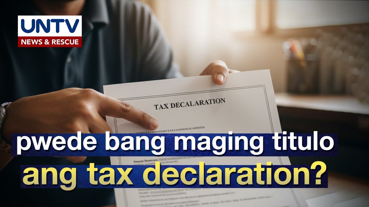 Tax declaration, pwede bang pagawan ng titulo?