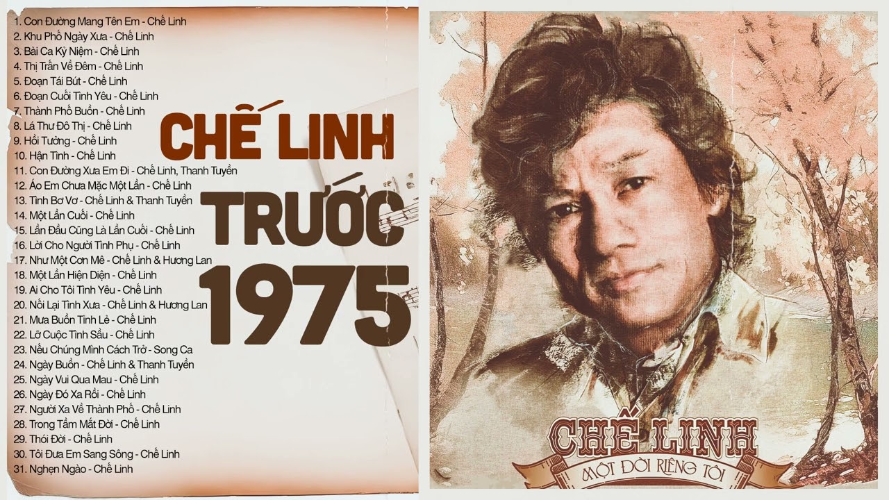 Tuyệt phẩm Chế Linh trước 1975 - Con đường mang tên em || Nhạc vàng xưa trước 1975