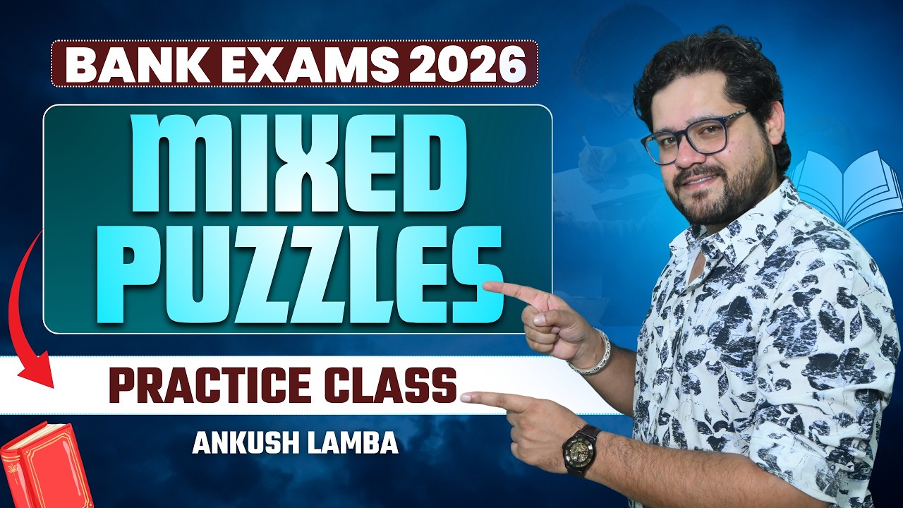 Puzzles Solve करने के सबसे शानदार तरीके | Bank Exams 2026 |  Ankush Lamba
