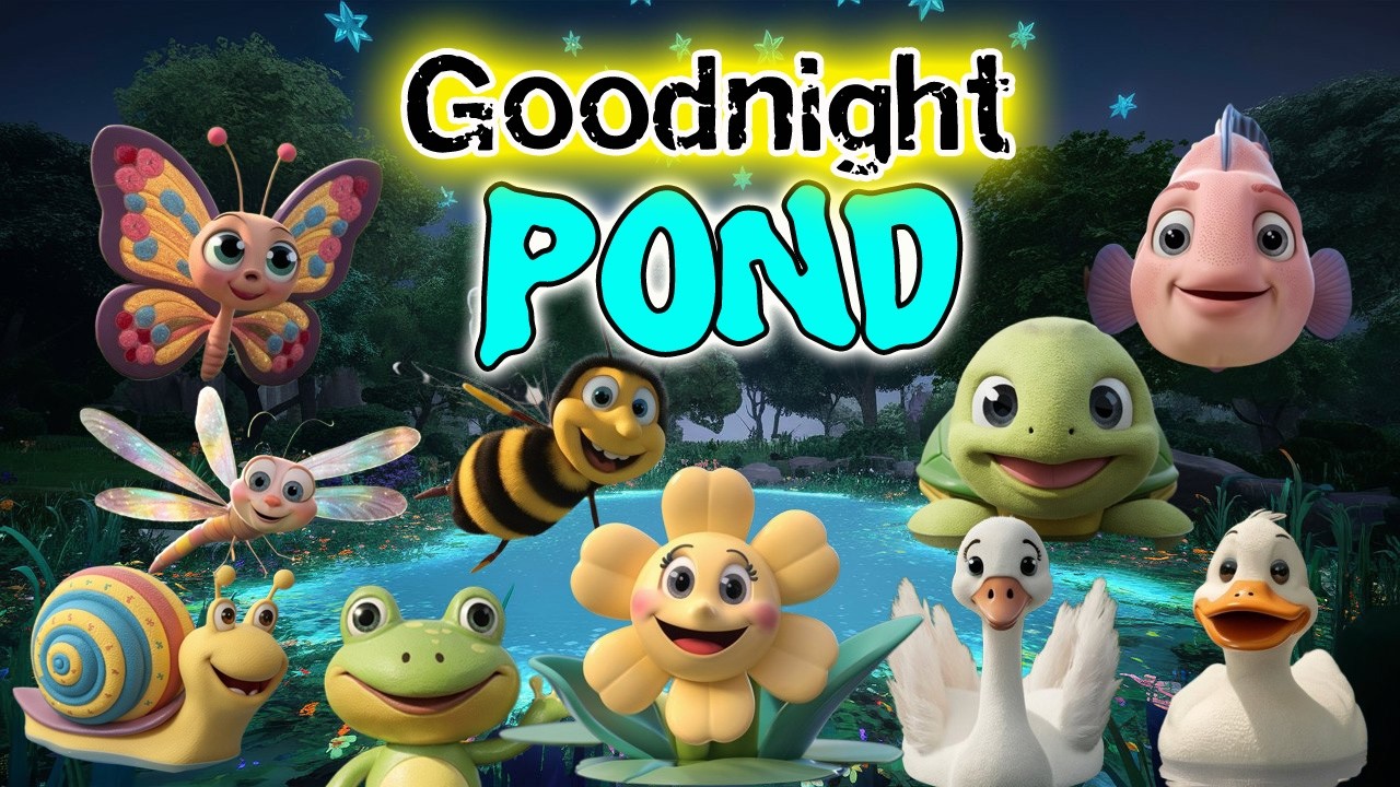 Goodnight Pond🌙🦆✨ Bedtime Story for Kids | Calming Bedtime Story for Kids to Sleep