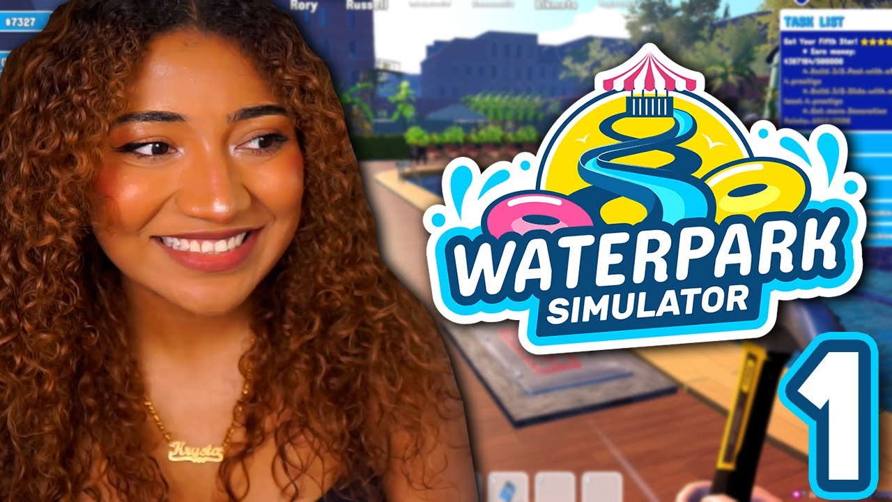 WELCOME TO TIDDY SIMPNSLIDE - Waterpark Simulator EP.1
