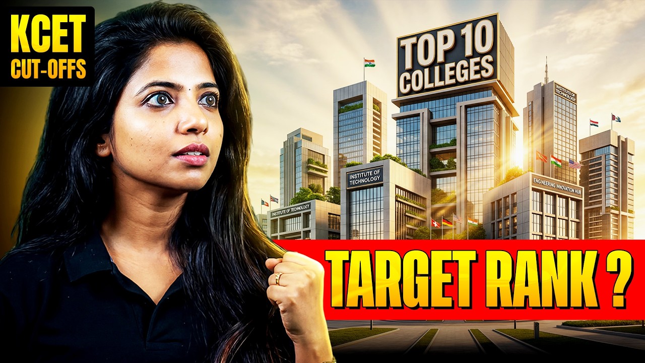 🔥 Top 10 KCET Colleges Cut-Off | What Should Be Your Target KCET Rank? KCET 2026 MUST WATCH 🚀
