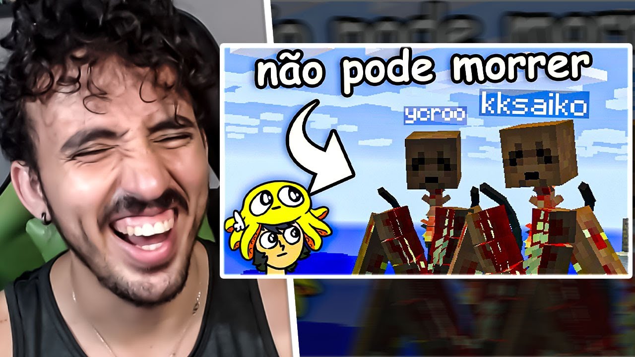 minecraft só que infestado de parasitas | Leozin React