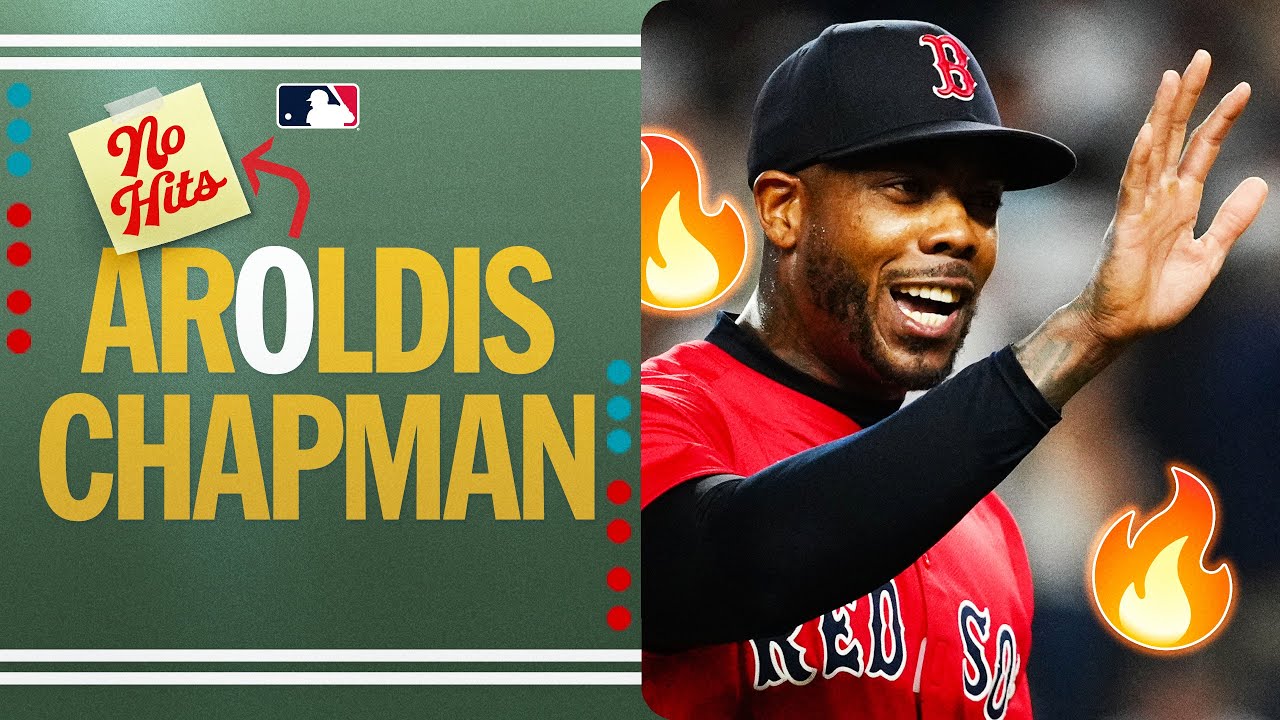 Aroldis Chapman hasn't allowed a hit since July 23 🤯