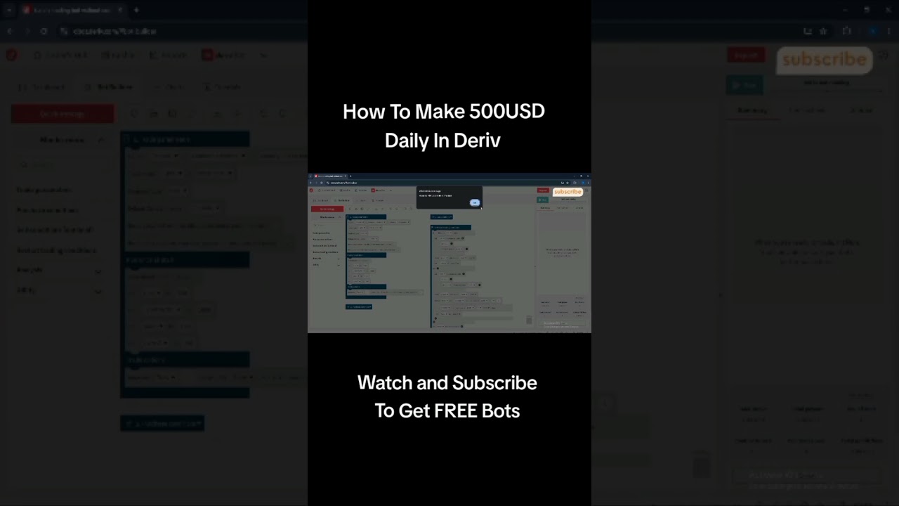 How To Make 500USD Trading In Deriv In One  Day