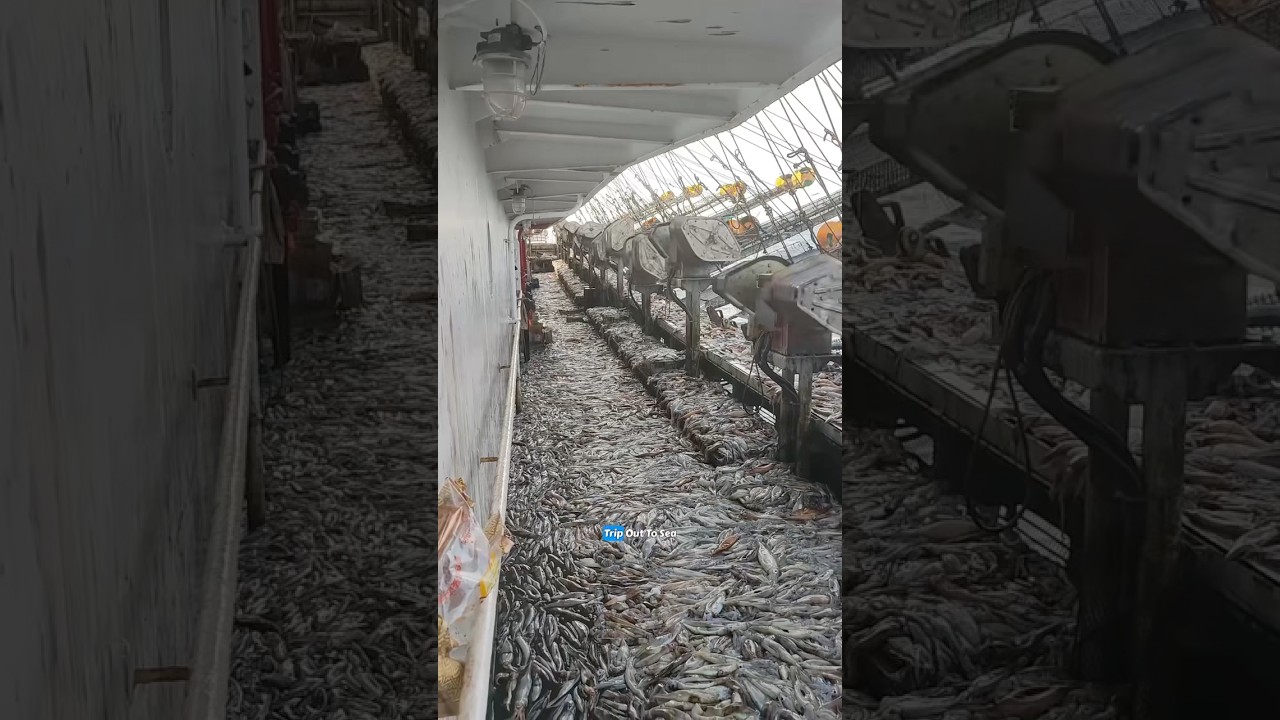 How do squid fishing boats work?