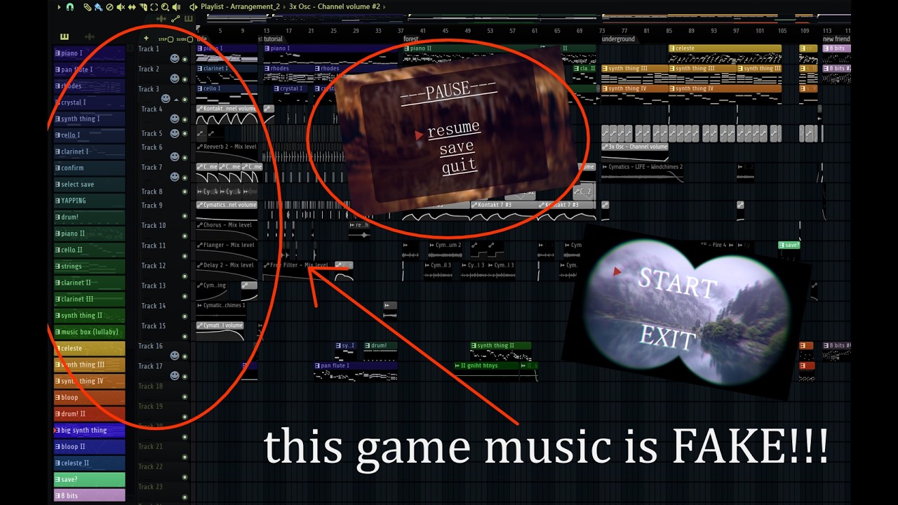 5 minutes of music for a game that doesn't exist