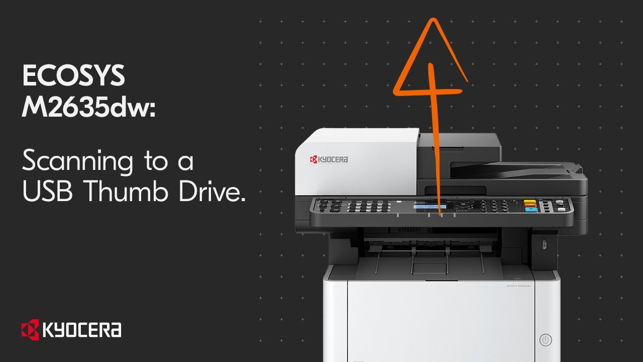 Scanning to a USB Thumb Drive