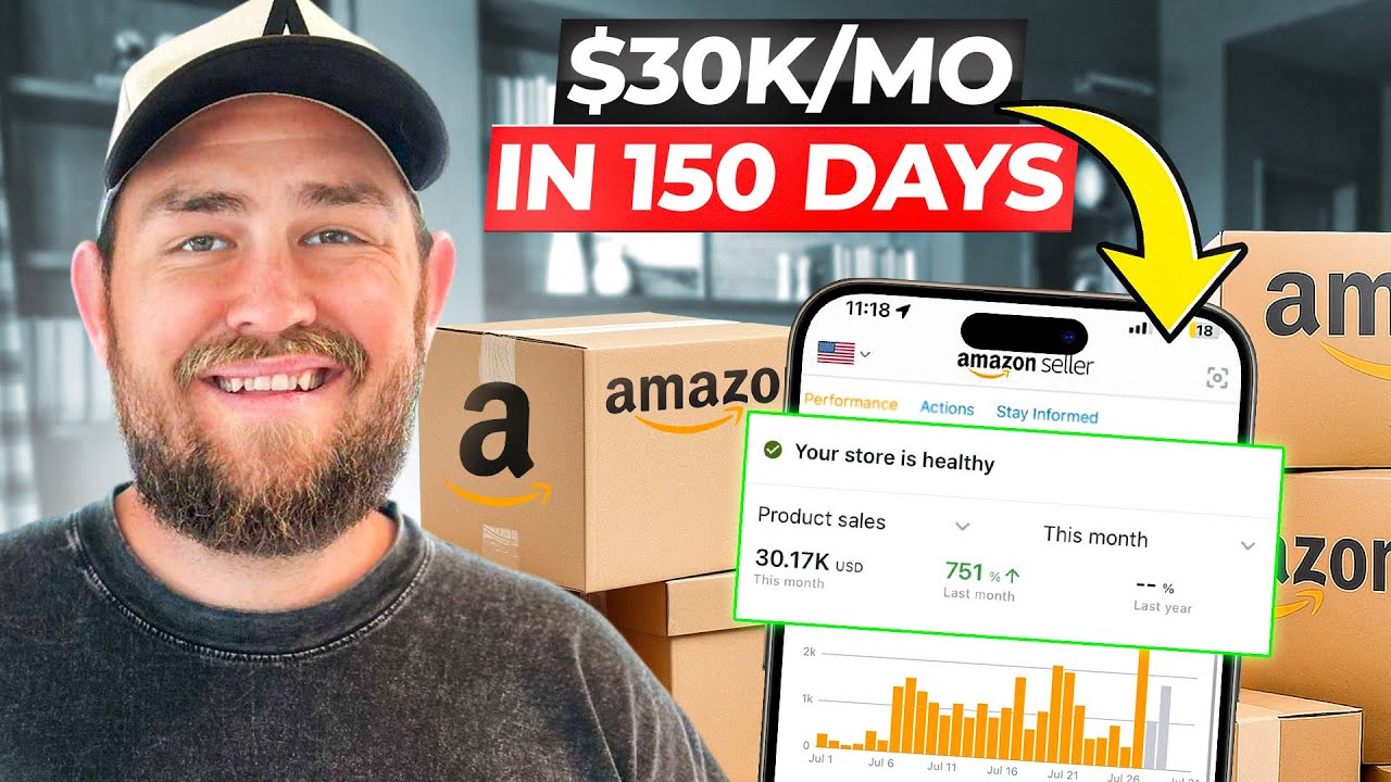 Я занимался оптовой торговлей на Amazon в течение 150 дней и зарабатывал 30 тыс. долларов в месяц...