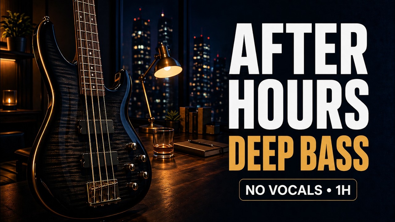 BASS AFTER HOURS | Late-Night Bass Groove for Focus & Chill | No Vocals | 1H