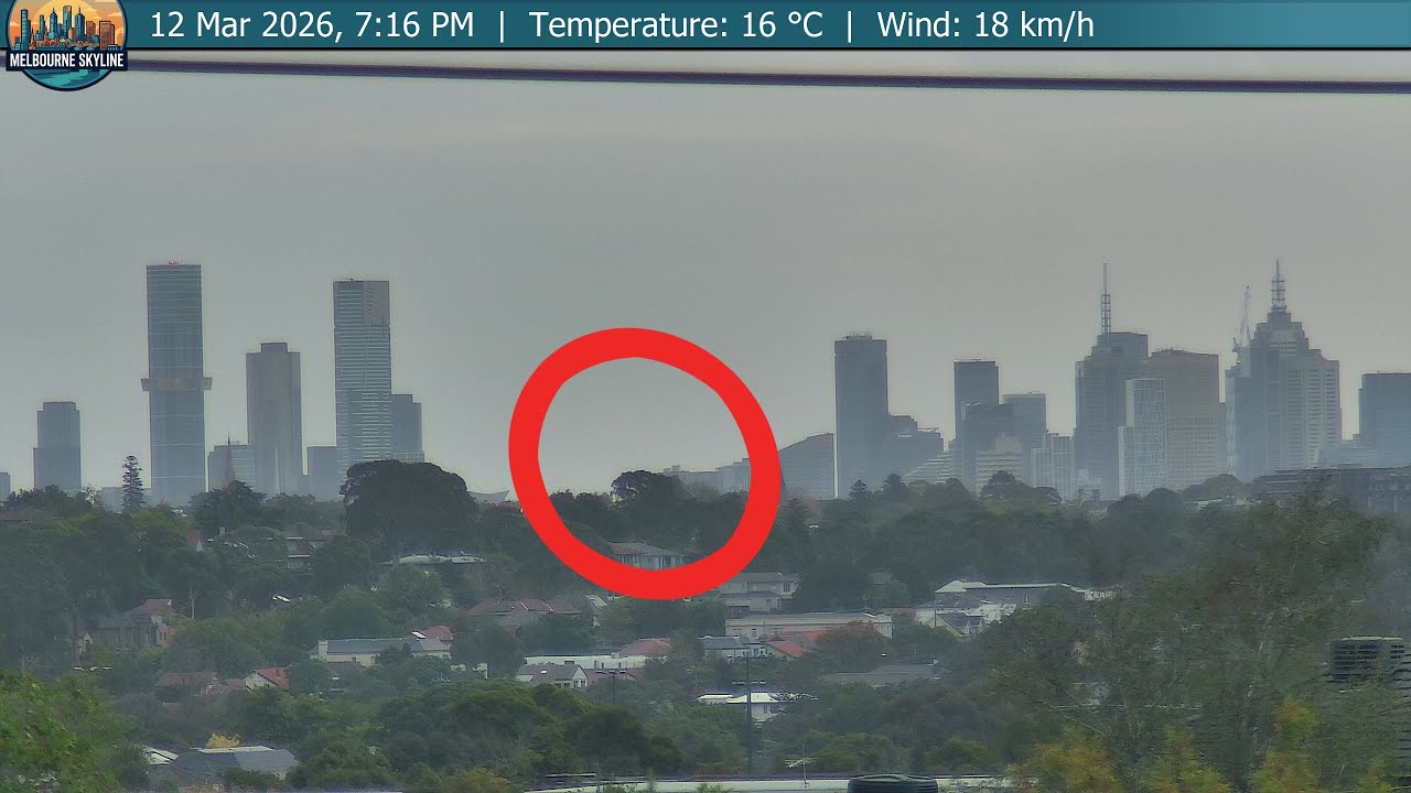 Melbourne Live 🌇 at Sunset on 12 Mar 2026