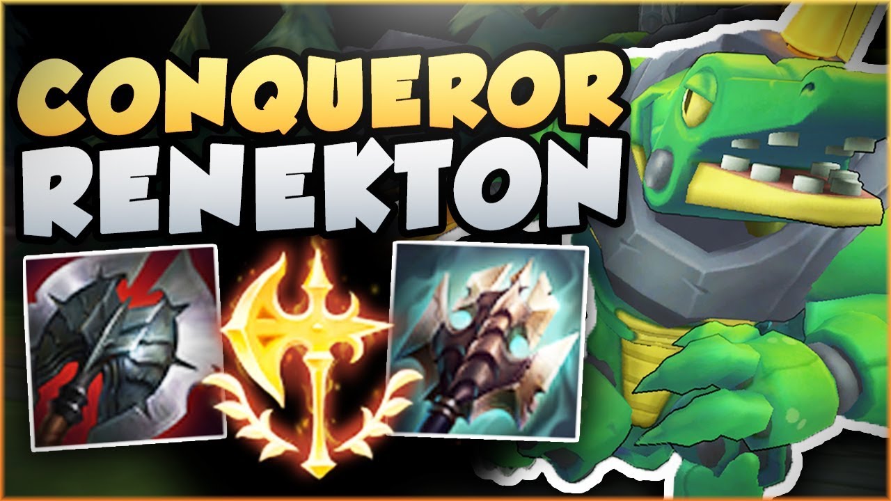JUST HOW OP IS THE NEW CONQUEROR RENEKTON?? RENEKTON SEASON 8 TOP GAMEPLAY! - League of Legends