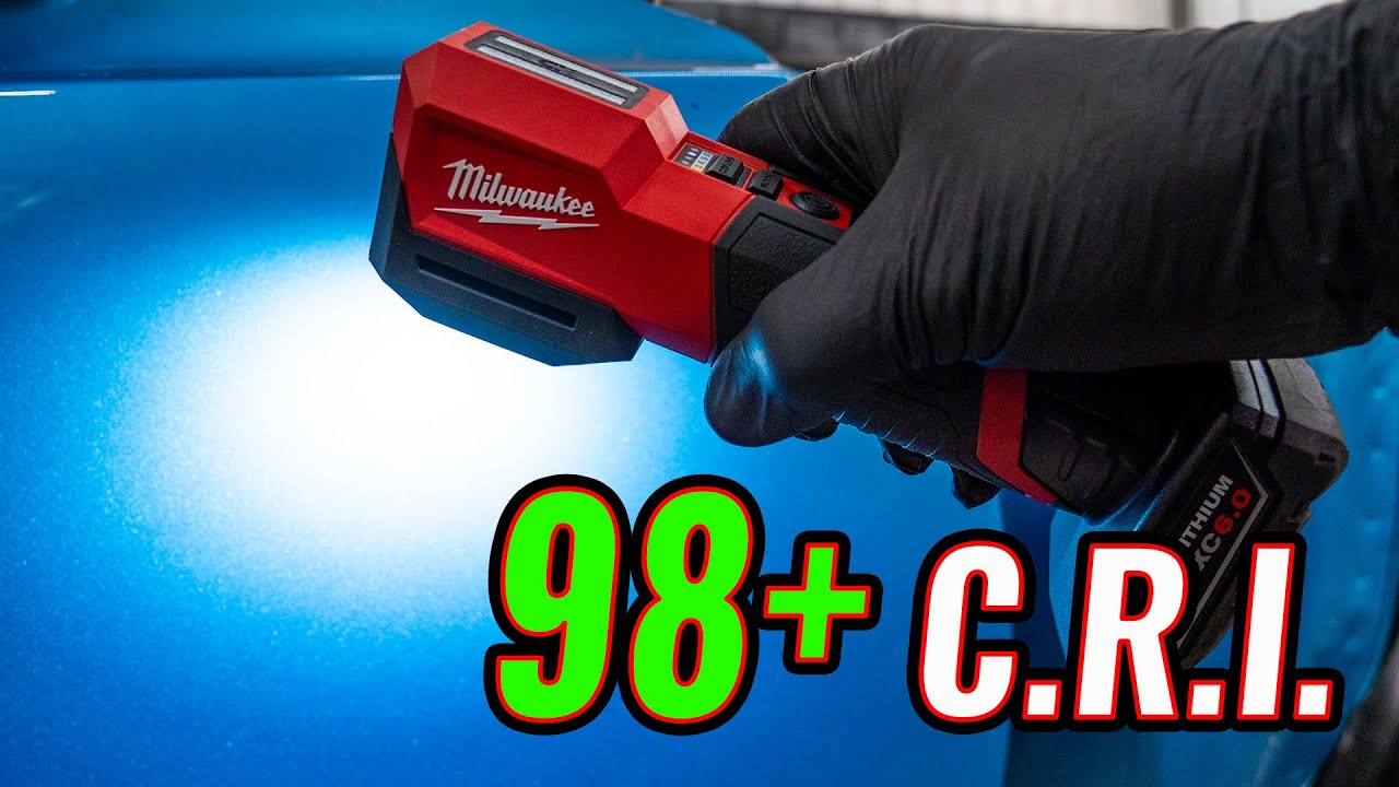 DETAILERS LOOK AWAY! Milwaukee M12 Paint and Detailing Color Match Light [98+ CRI]