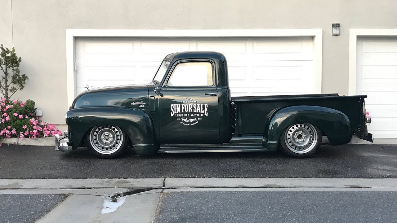 OLD GMC 1950 pickup truck