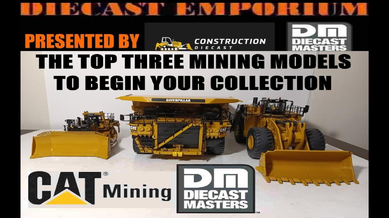 The Top Three Diecast Masters CAT Mining Models to Begin Your 1:50 Scale Collection