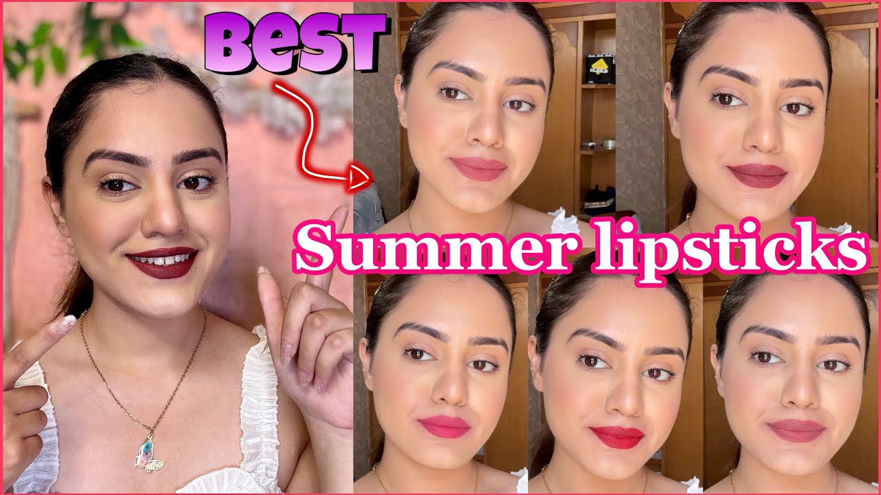 Staze 9 to 9 velvet kiss lipsticks swatches + review | All shades | Smudgeproof & waterproof😍