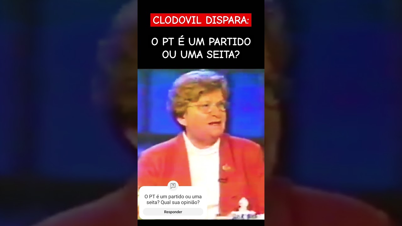 Clodovil coloca Luiza erundina contra a parede  na lente da verdade. #clodovil #erundina #pt #lula