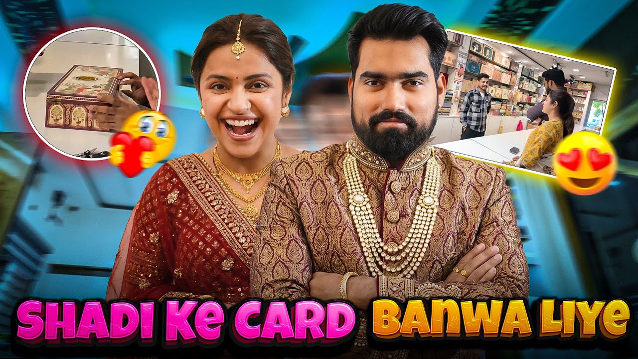 Shadi Ke Card Banwa Liye - Hindu🕉️ Muslim🕌 Wedding Preparations. 