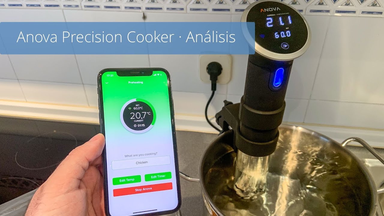 Anova Precision Cooker &middot; Cocina a baja temperatura con tu iPhone An&aacute;lisis en Espa&ntilde;ol