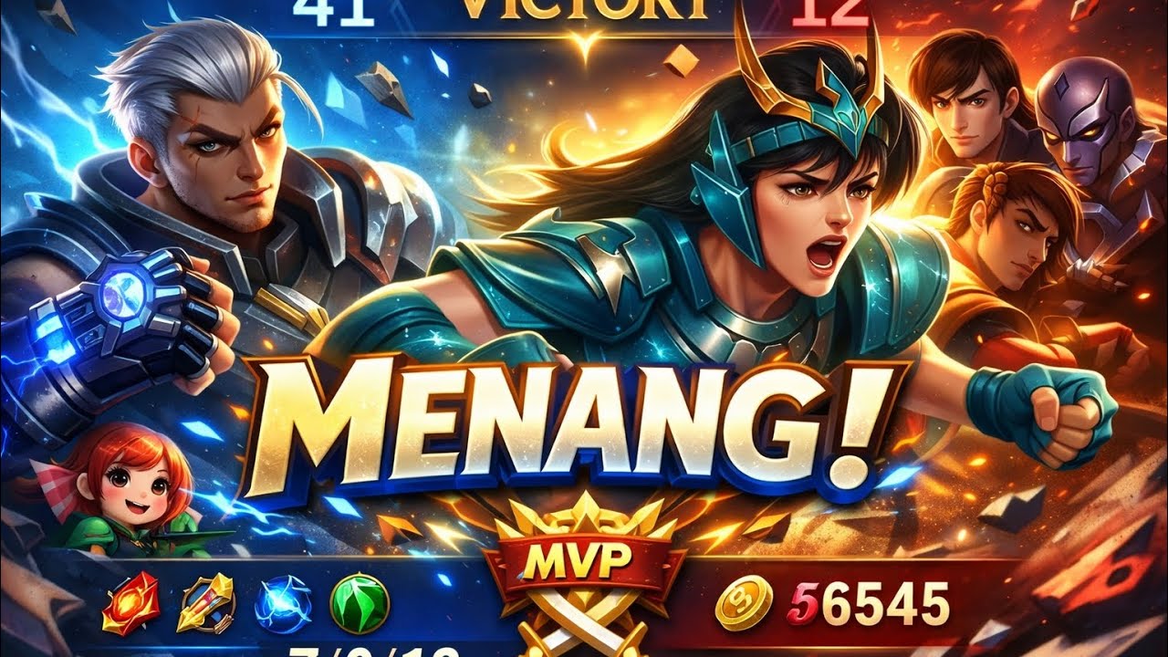 Aku mencoba main mobi legends dan aku berhasil memenangkan pertandingan dengan mati 0 #viralvideo 