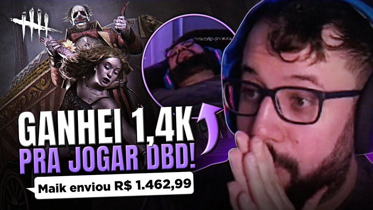 GANHEI R$ 1.462,99 para JOGAR DE KILLER no Dead by Daylight 🤑
