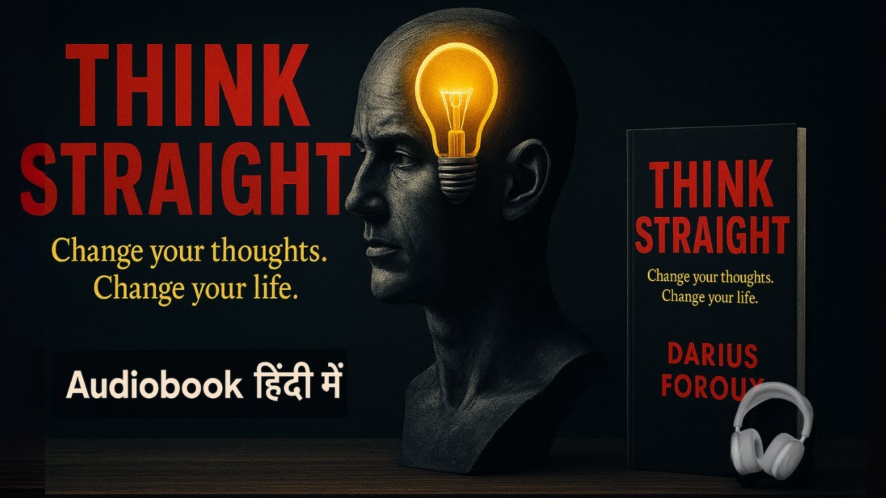 Think Straight Audiobook Summary in Hindi | Stop Overthinking Now | Darius Foroux Book Summary