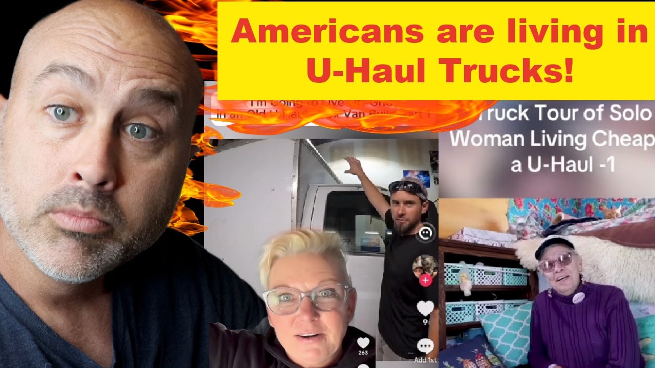 Американцы втайне живут в грузовиках U-HAUL, чтобы выжить 😱