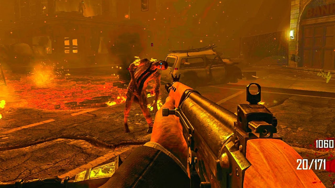 BLACK OPS 2 ZOMBIES: TOWN GAMEPLAY! (NO COMMENTARY)