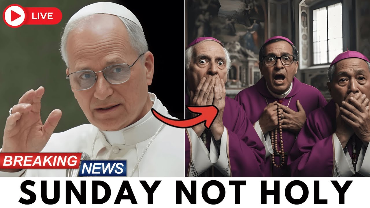 🛡️  Pope Leo XIV Declares Sunday No Longer Holy—Millions of Catholics Are Questioning Their Faith