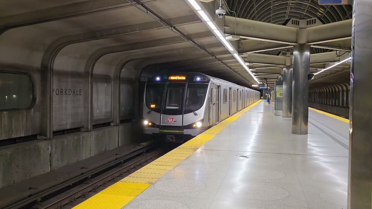 TTC TR 5831-5836 Deadheading Through Yorkdale