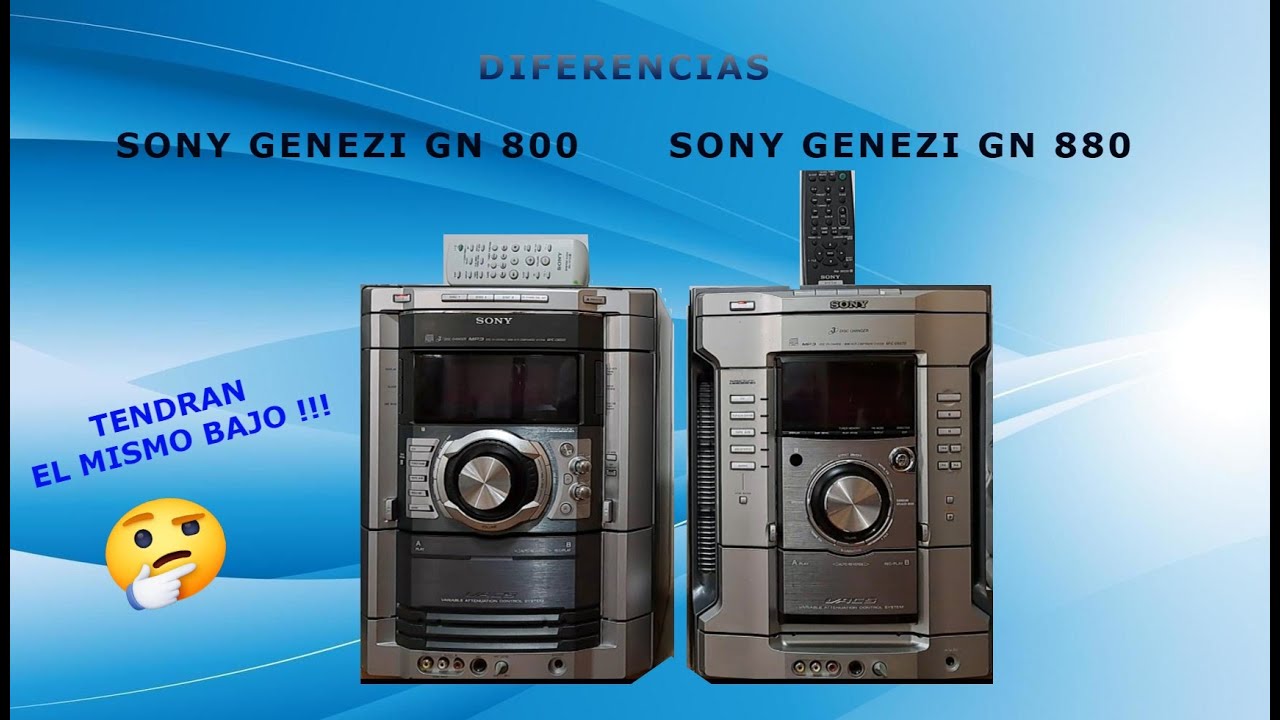DIFERENCIAS CON EL 😱😱 SONY GENEZI GN800 Versus SONY GN 880 CUAL SERA EL MEJOR 🤔🤔??