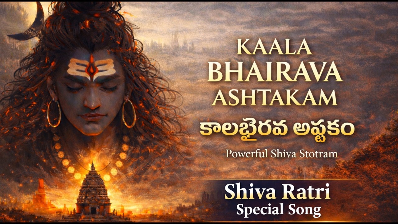 Kaala Bhairava Ashtakam with Lyrics | కాల భైరవ అష్టకం | Powerful Shiva Prayer