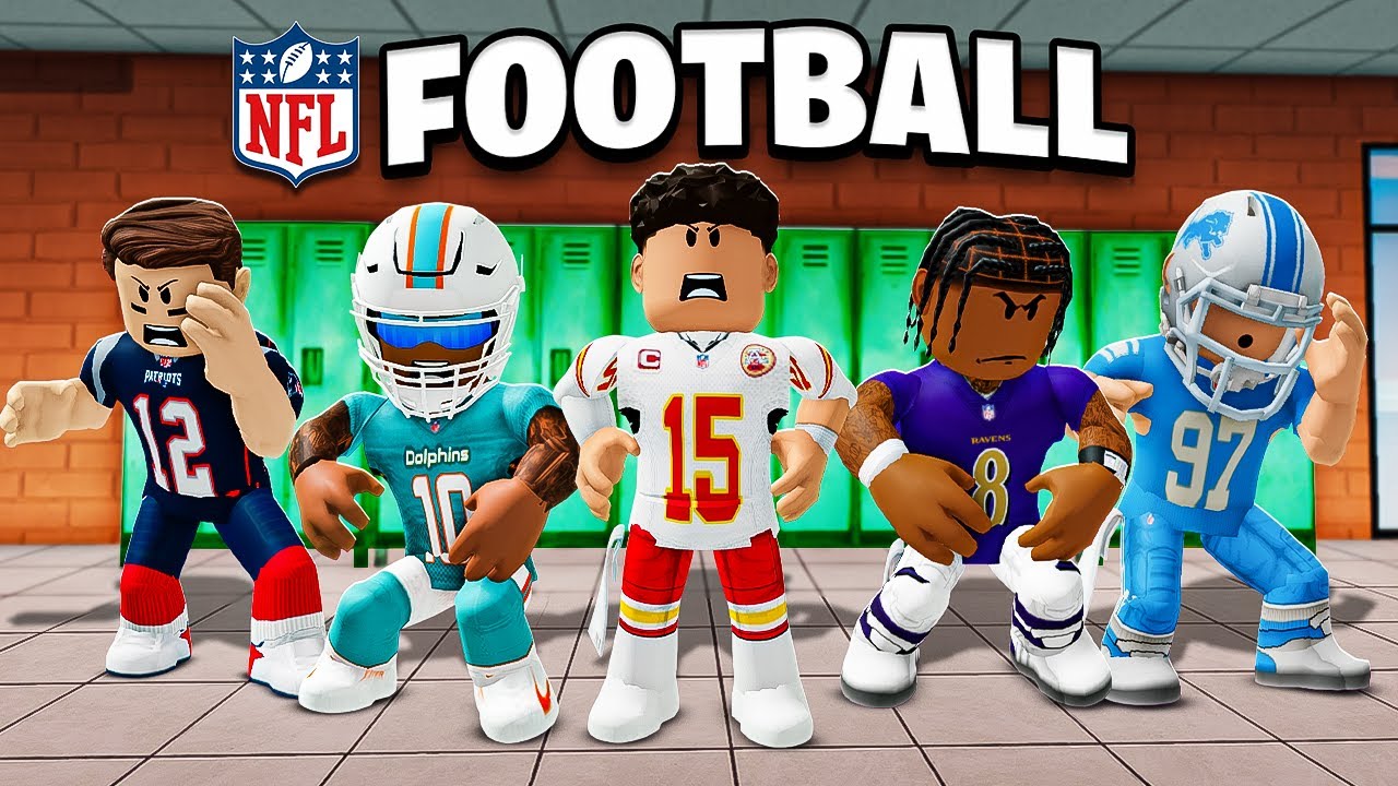 Когда твои любимые звезды NFL берут верх над дракой Roblox в школе 😂