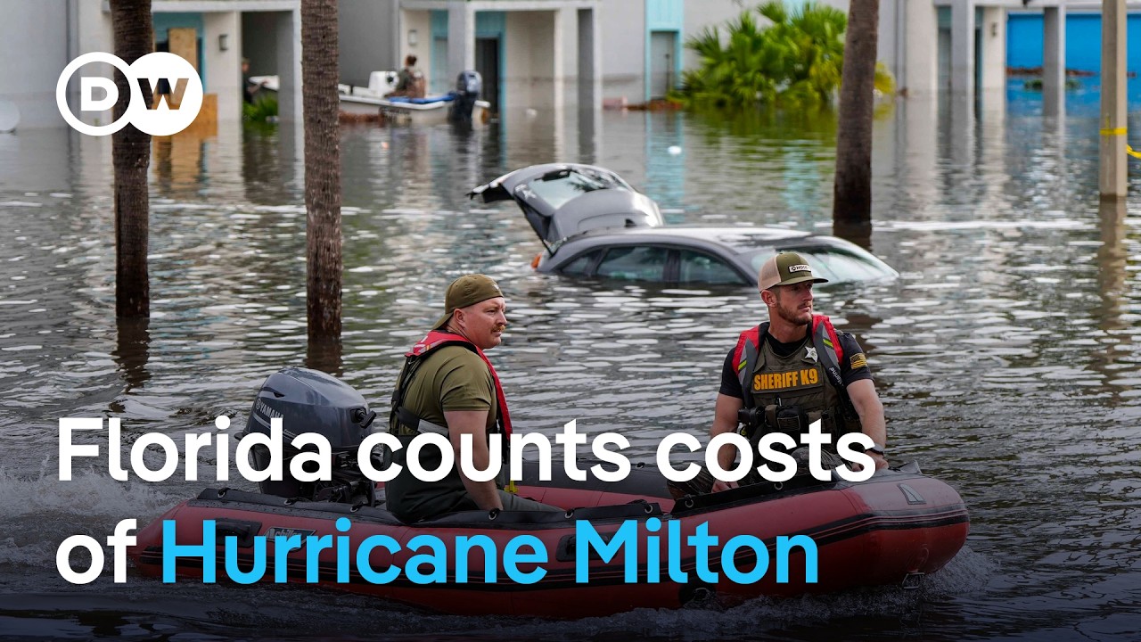 Hurricane Milton update: Florida avoids 'worst case scenario' but several dead | DW News