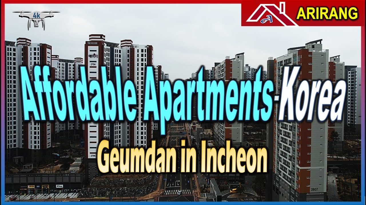 [Korean Apartments] Affordable Apartments For Sale in Geomdan, Incheon, 4k, ARIRANG Realty