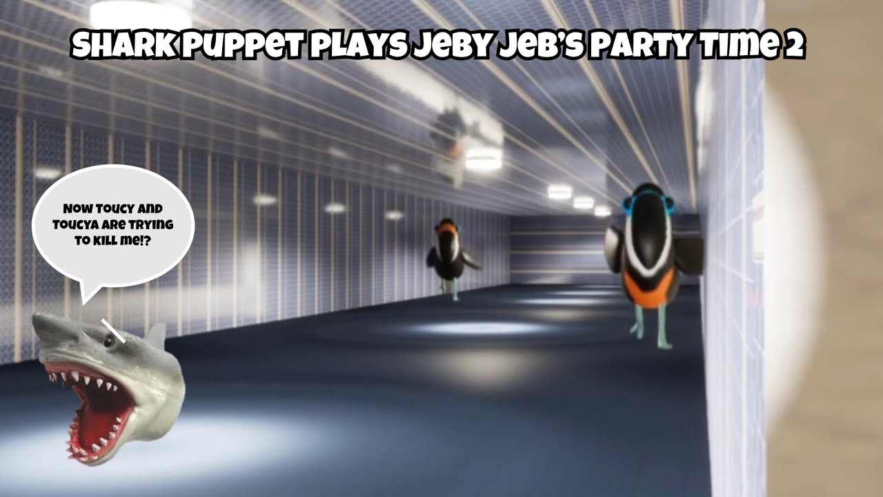 SB Movie: Shark Puppet plays Jeby Jeb’s Party Time 2!