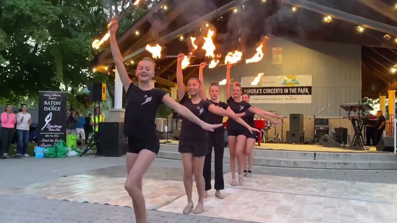 Fire Baton - Park Performances 2022