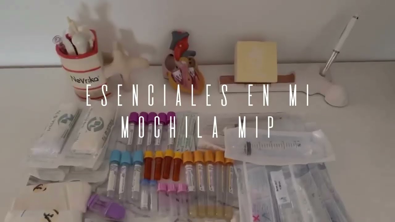 ¿QUÉ LLEVO EN MI MOCHILA MIP?