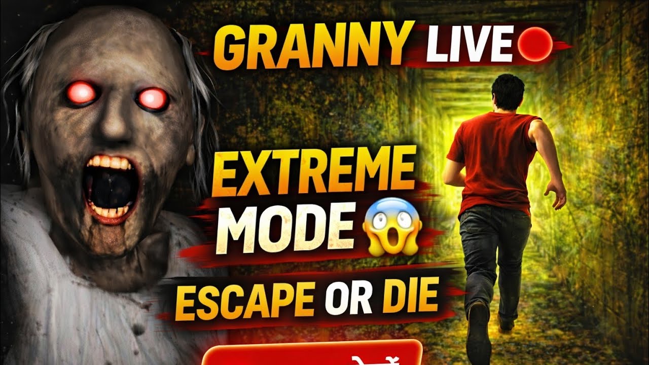 Granny Extreme Mode LIVE 😱 | Can I Escape Granny? | Horror Gameplay