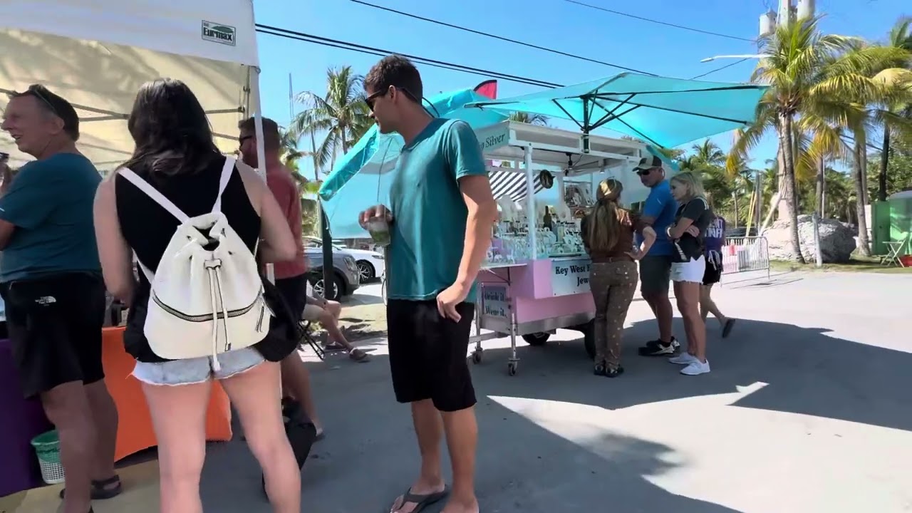 Walkthrough, Key West Artisan Market, Indigenous Park, Key West, Florida (February 11, 2024)