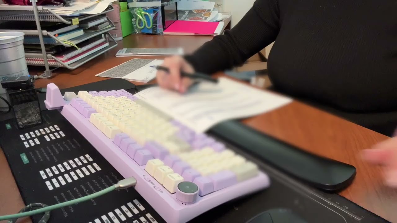 Creamy Keyboard Satisfying Workstation Sounds | Typing, Ripping & Classic Office ASMR (No talking)