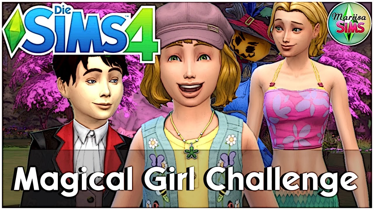 Die Sims 4 Magical Girl CHALLENGE 🌟👧 Ohne Mods !