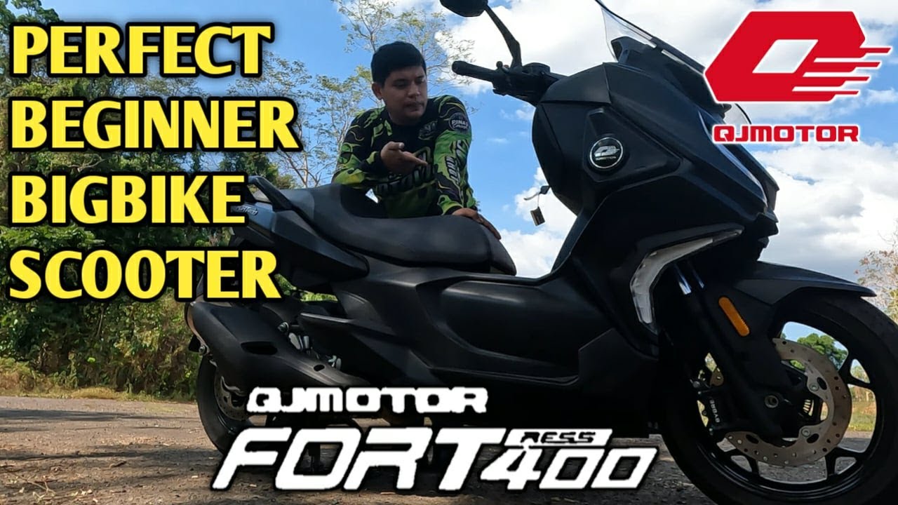 MAXI SCOOTER QJ MOTOR FORTRESS 400 FIRST EXPERIENCE RIDE