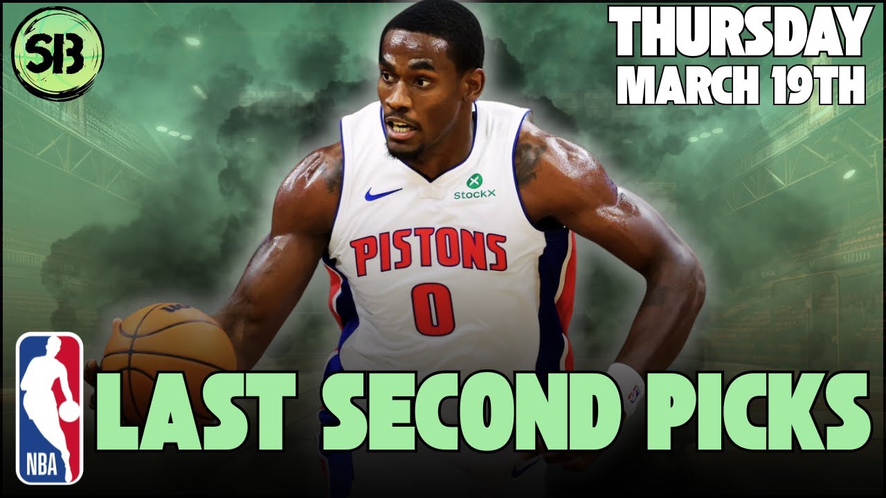 NBA Slate Breakdown | Player Props, Best Bets, Value Hunting | Thursday March 19th