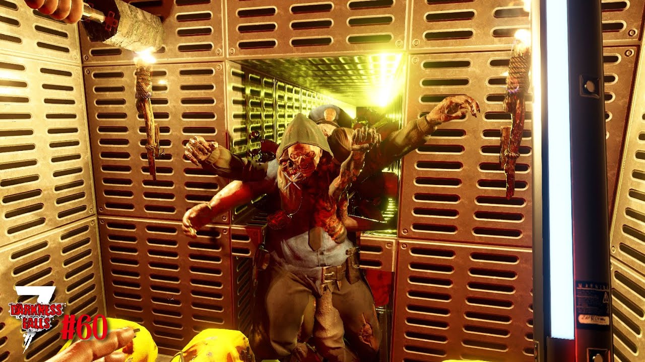 【7days to die darkness falls】溢れるゾンビ… 3回目フェラル64体沸き！  #60  #7dtd #7デイズ #darknessfalls